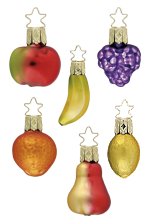 Fruit Bowl - Mini Assorted<br>Inge-glas Ornaments